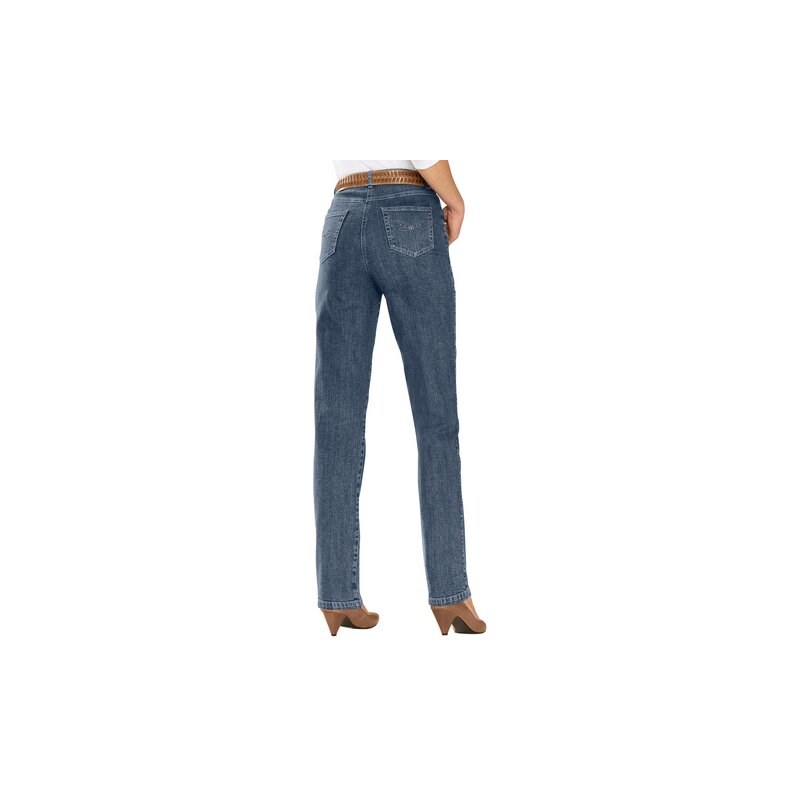 Damen Collection L. Jeans mit festem Bund und Gürtelschlaufen COLLECTION L. blau 18,19,20,21,22,23,24,25,26