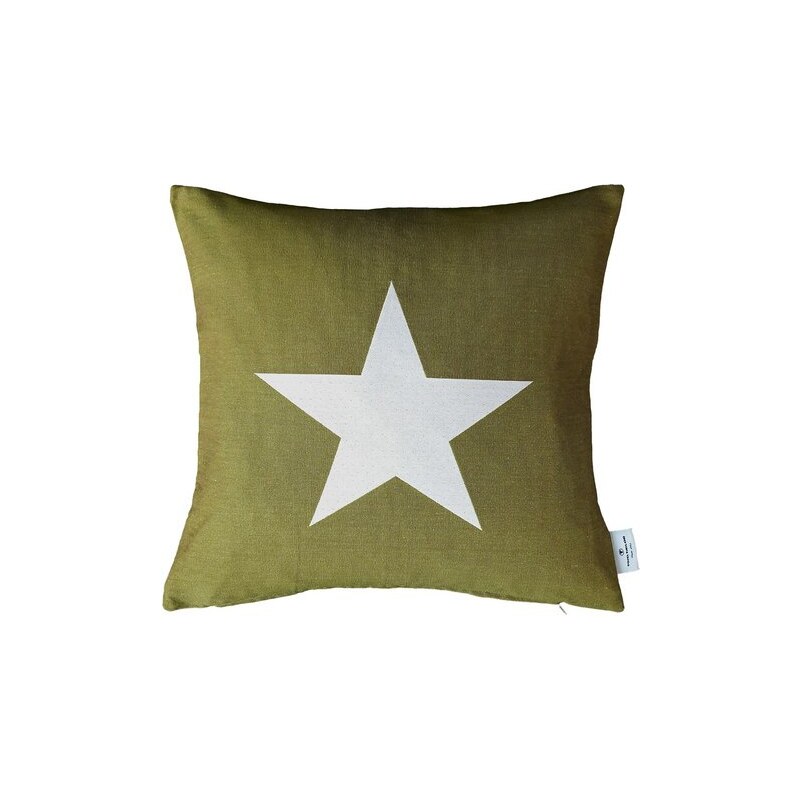 Tom Tailor Kissenhülle Shiny Star (1er Pack) grün 40x40 cm