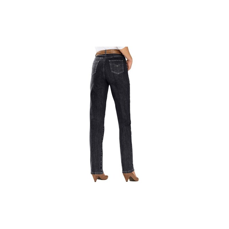 Damen Collection L. Jeans mit festem Bund und Gürtelschlaufen COLLECTION L. schwarz 18,19,20,21,22,23,24,25,26