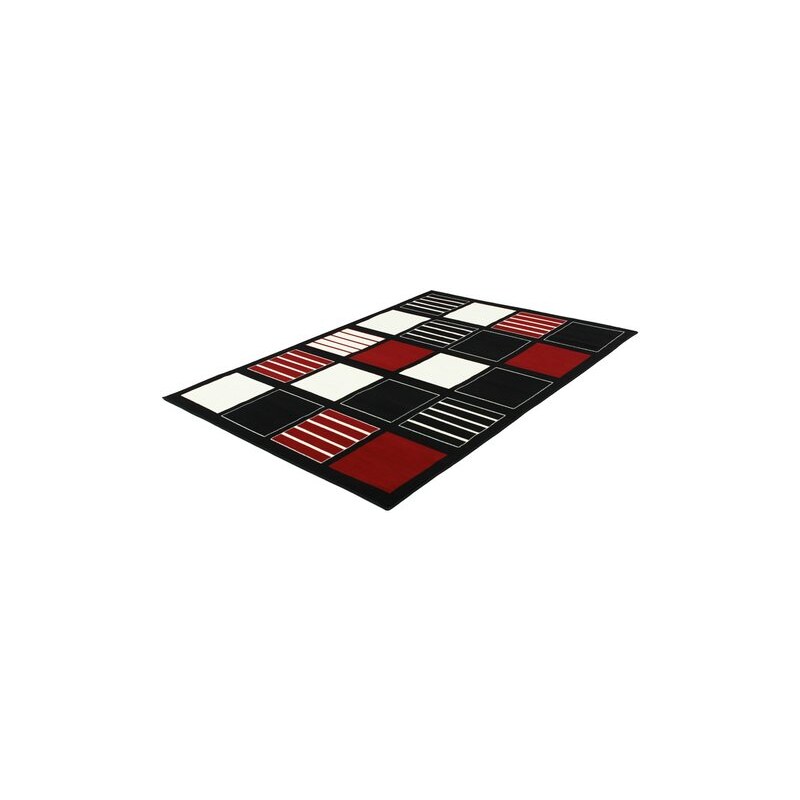 TREND TEPPICHE Teppich Trend Teppiche BLOCKS-502211 schwarz 2 (B/L: 80x150 cm),4 (B/L: 160x225 cm),6 (B/L: 200x290 cm)