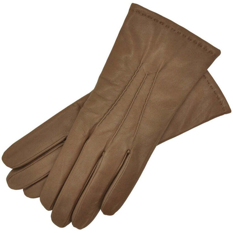 1861 Glove manufactory Cremona Taupe Leather Gloves