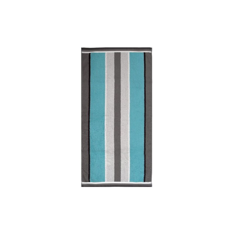 Dyckhoff Badetuch Retro Streifen mit Längsstreifen blau 1x 70x140 cm
