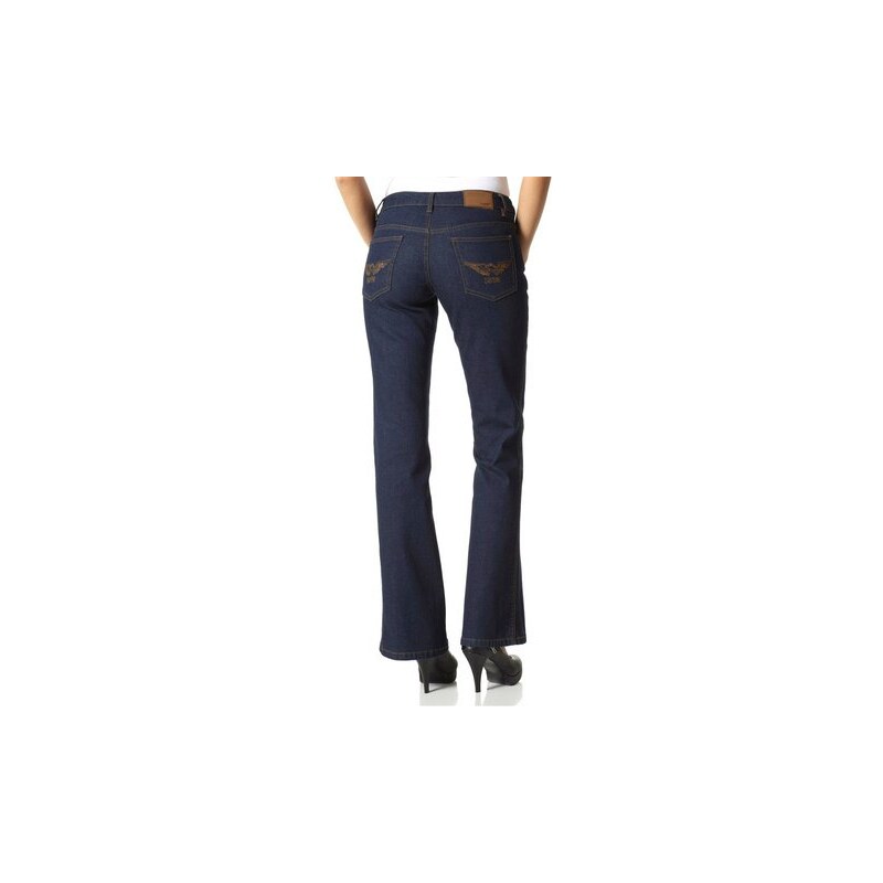 Arizona Damen Bootcut-Jeans Lulu blau 17,18,19,20,21,22,76,80,84,88