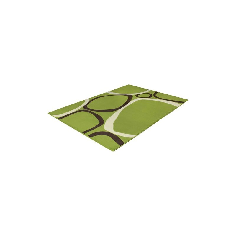 Teppich Trend Teppiche CIRCLES-501074 TREND TEPPICHE grün 2 (B/L: 80x150 cm),6 (B/L: 200x290 cm),7 (B/L: 235x320 cm)
