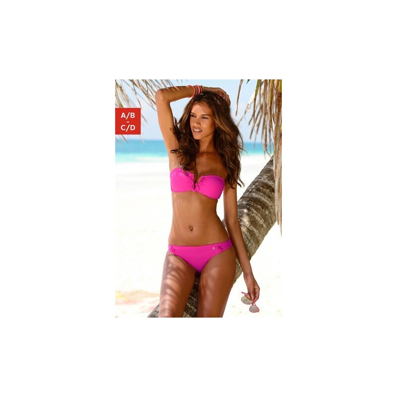 RED LABEL Beachwear Bandeau-Bikini S.OLIVER RED LABEL rosa 34 (65),36 (70),38 (75),40 (80),42 (85)