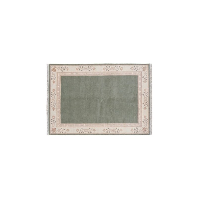 Orient-Teppich Adour handgeknüpft reine Schurwolle LUXOR LIVING grün 1 (B/L: 60x90 cm),2 (B/L: 70x140 cm),20 (B/L: 90x160 cm),3 (B/L: 120x180 cm),4 (B/L: 170x240 cm),40 (B/L: 40x60 cm)