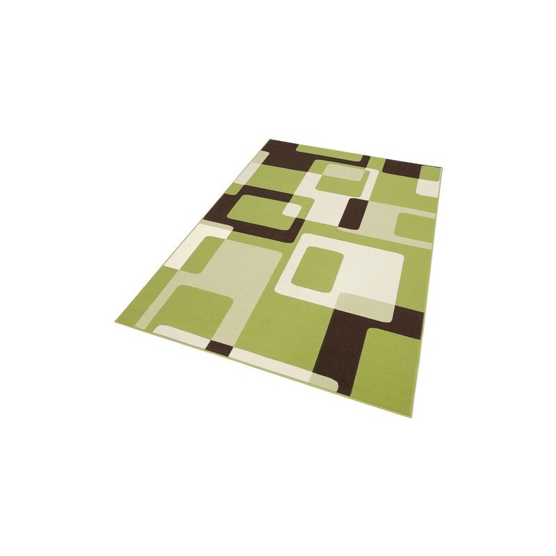 Teppich Tiznit Retro Design abstrakt gewebt HANSE HOME grün 2 (B/L: 80x150 cm),3 (B/L: 120x170 cm),4 (B/L: 160x230 cm),6 (B/L: 200x290 cm)