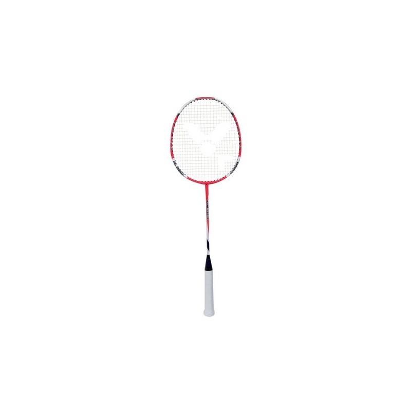 Set: Badminton Carbon-/Alu-Schläger inkl. Griffbänder. Komplett besaitet AL 6500 I VICTOR