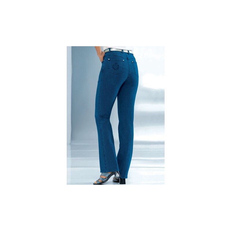 Damen Collection L. Jeans in gerader Schnittführung COLLECTION L. blau 80,84,88,92,96