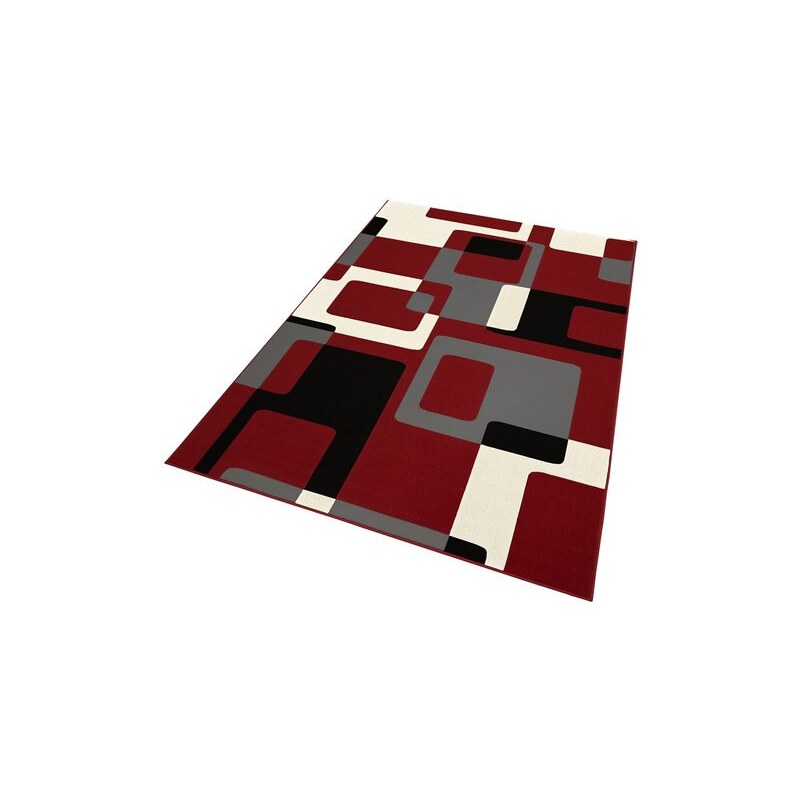 HANSE HOME Teppich Tiznit Retro Design abstrakt gewebt rot 2 (B/L: 80x150 cm),3 (B/L: 120x170 cm),4 (B/L: 160x230 cm),6 (B/L: 200x290 cm)