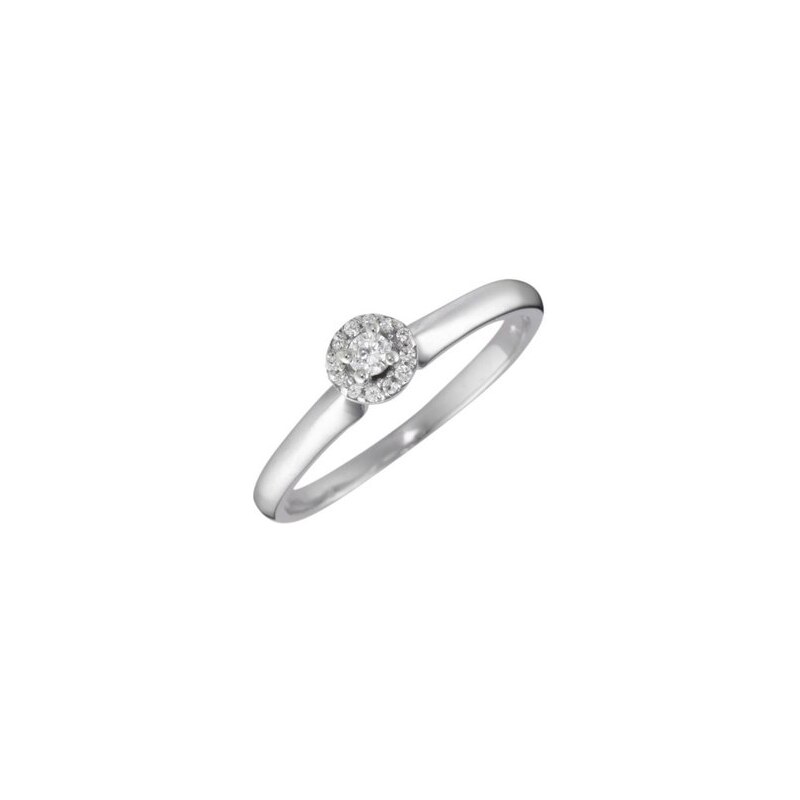 firetti Ring: Verlobungsring / Vorsteckring mit Diamanten
