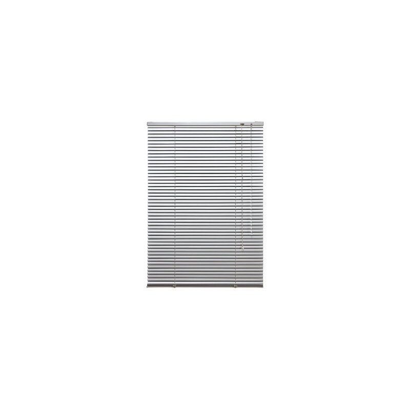 LIEDECO Aluminium-Jalousie Jalousie aus Aluminium im Fixmaß (1 Stck.) silberfarben 1 (H/B: 130/60 cm),12 (H/B: 160/50 cm),13 (H/B: 160/60 cm),15 (H/B: 160/80 cm),16 (H/B: 160/90 cm),17 (H/B: 160/100 c