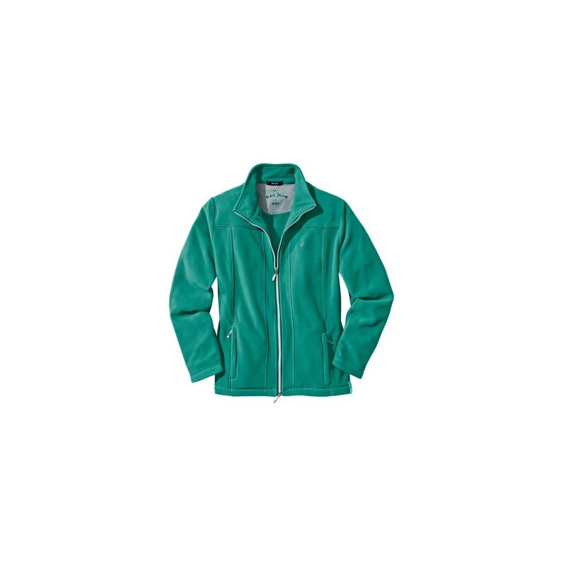 Fleece-Jacke aus bewährtem Micro-Klima-Fleece HAJO grün 38,40,42,44,46,50,52,54
