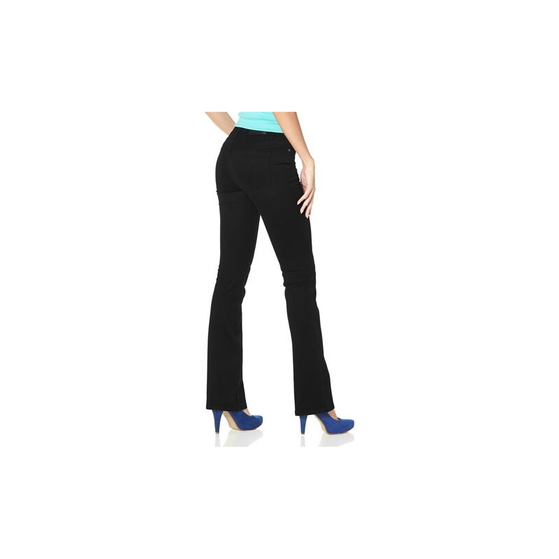 Arizona Damen Bootcut-Jeans Super-Stretch schwarz 17,18,19,20,21,22,76,80,84,88