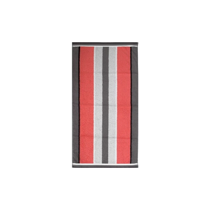 Dyckhoff Handtücher Retro Streifen längsgestreift rot 2x 50x100 cm