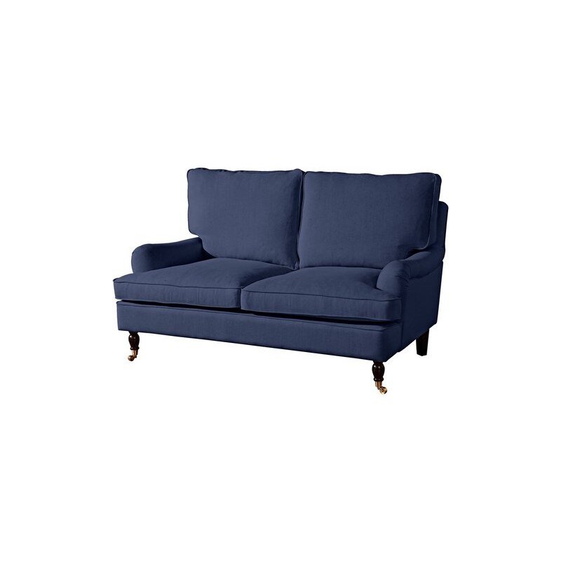 2-Sitzer Sofa Poesie im Retrolook Breite 160 cm MAX WINZER natur 602 (=creme),607 (=dunkelblau)