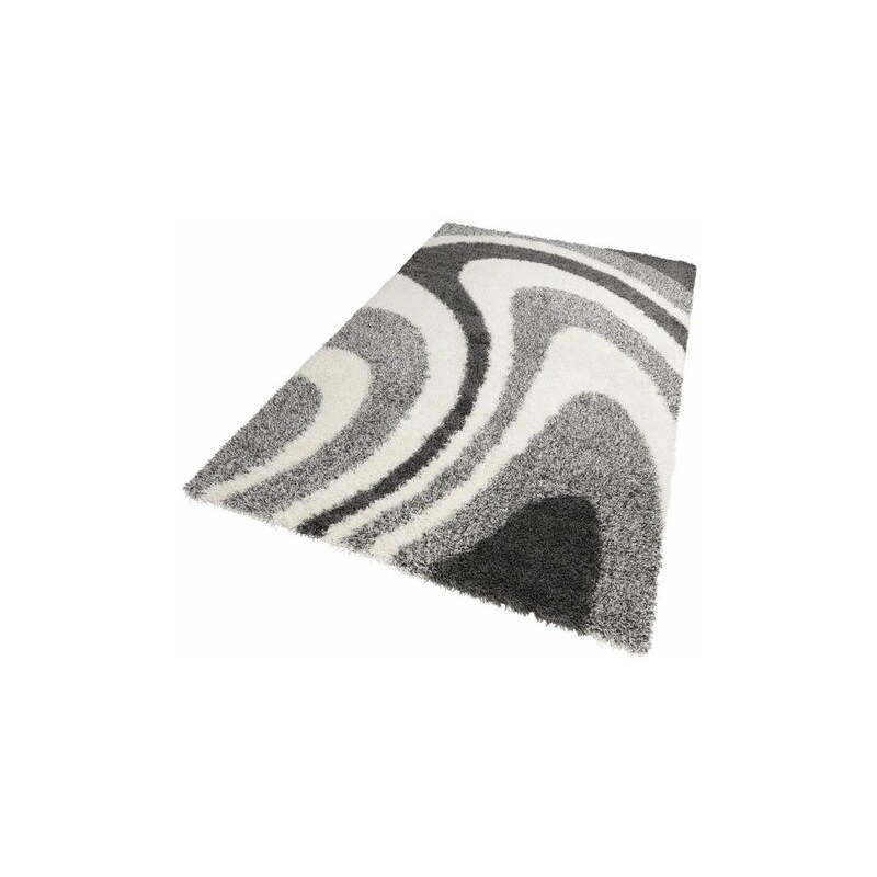 MERINOS Hochflor-Teppich Merinos LOIR Höhe ca. 50mm gewebt grau 2 (B/L: 80x150 cm),3 (B/L: 120x170 cm),4 (B/L: 160x230 cm),6 (B/L: 200x290 cm)