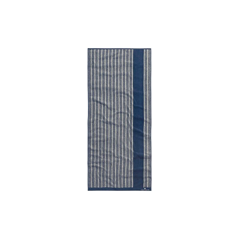 Tom Tailor Saunatuch Dschin mit Highlight-Streifen blau 1x 90x200 cm