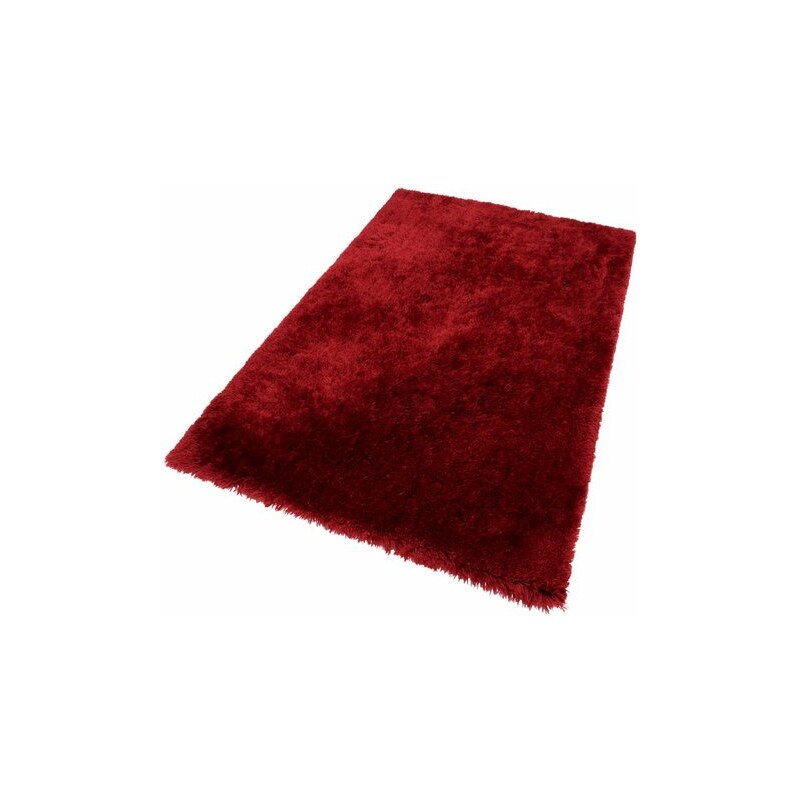 Hochflor-Teppich Flokato Höhe 60 mm THEKO rot 1 (B/L: 60x90 cm),2 (B/L: 70x140 cm),3 (B/L: 120x180 cm)