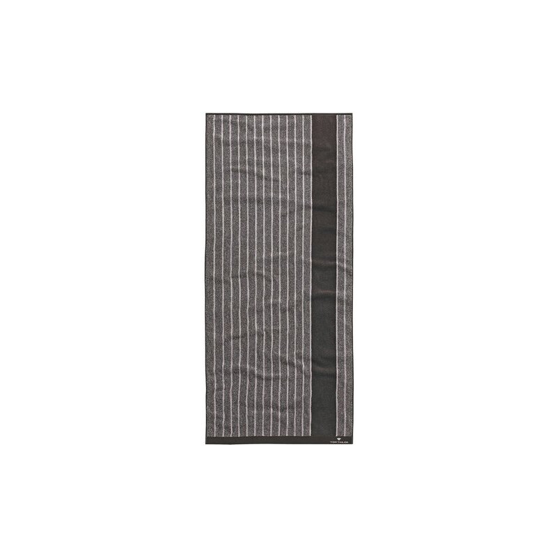 Tom Tailor Saunatuch Dschin mit Highlight-Streifen grau 1x 90x200 cm