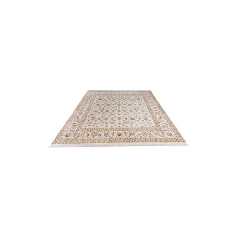 PARWIS Orient-Teppich Parwis Tabris Faraji handgeknüpft Wolle 700.000 Knoten/m² natur 6 (B/L: 253x265 cm)