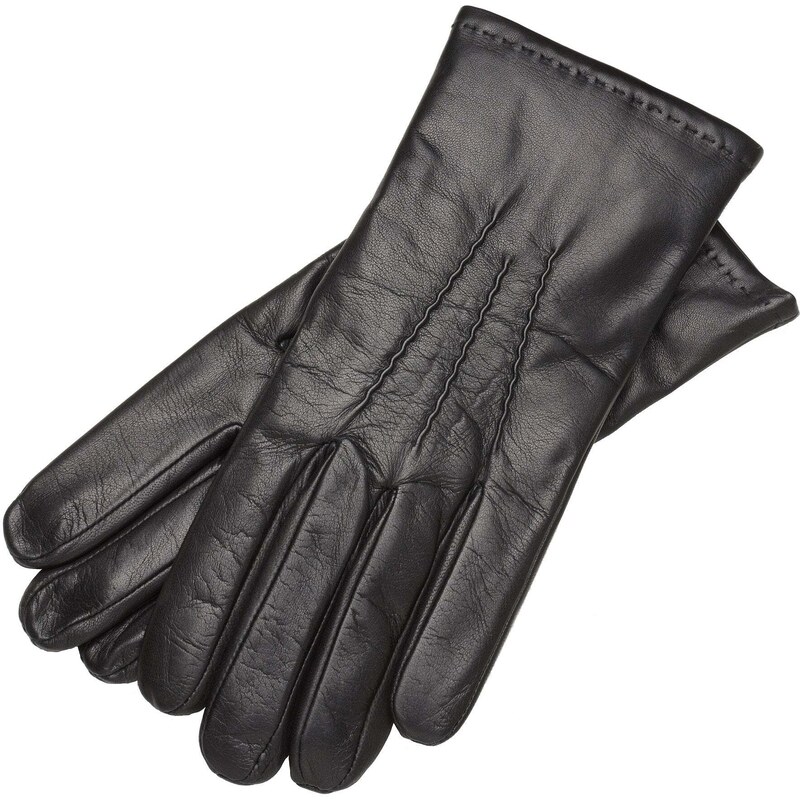 1861 Glove manufactory San Severo Black Leather Gloves