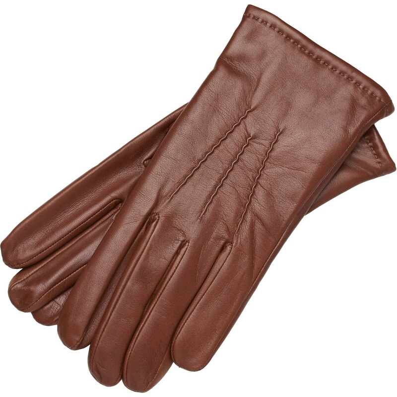 1861 Glove manufactory San Severo Saddle Brown Leather Gloves