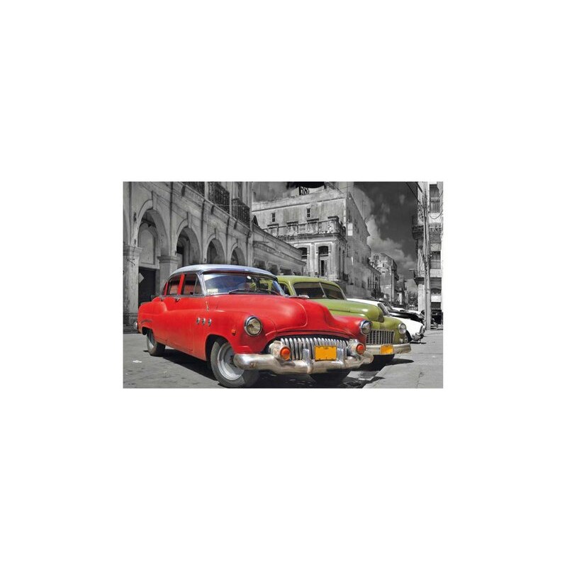 PREMIUM PICTURE Wandbild Classic Car Cuba bunt