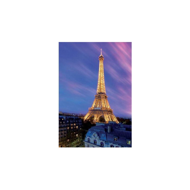 Wandbild Eiffelturm by Dawn PREMIUM PICTURE lila