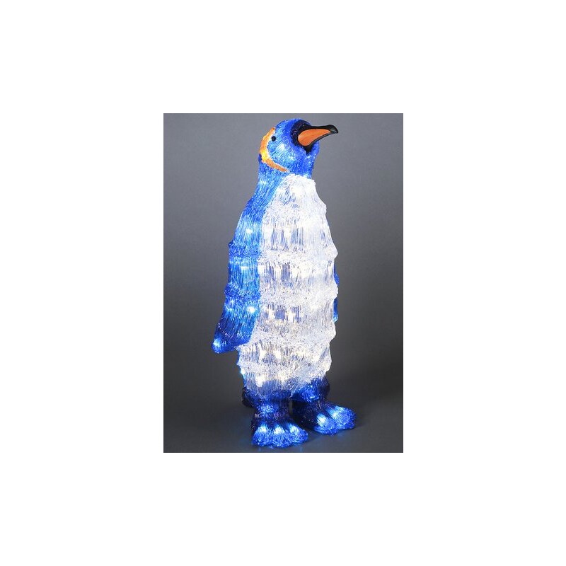 KONSTSMIDE LED Acryl Pinguin blau