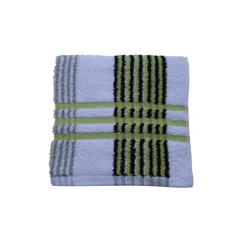 GÖZZE Handtücher Sylt mit feinen Streifen grün 2x 50x100 cm