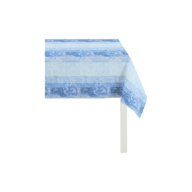 Tischdecke 3042 Zeitlos elegantes Jacquard APELT blau 2 (130x130 cm),3 (150x250 cm)