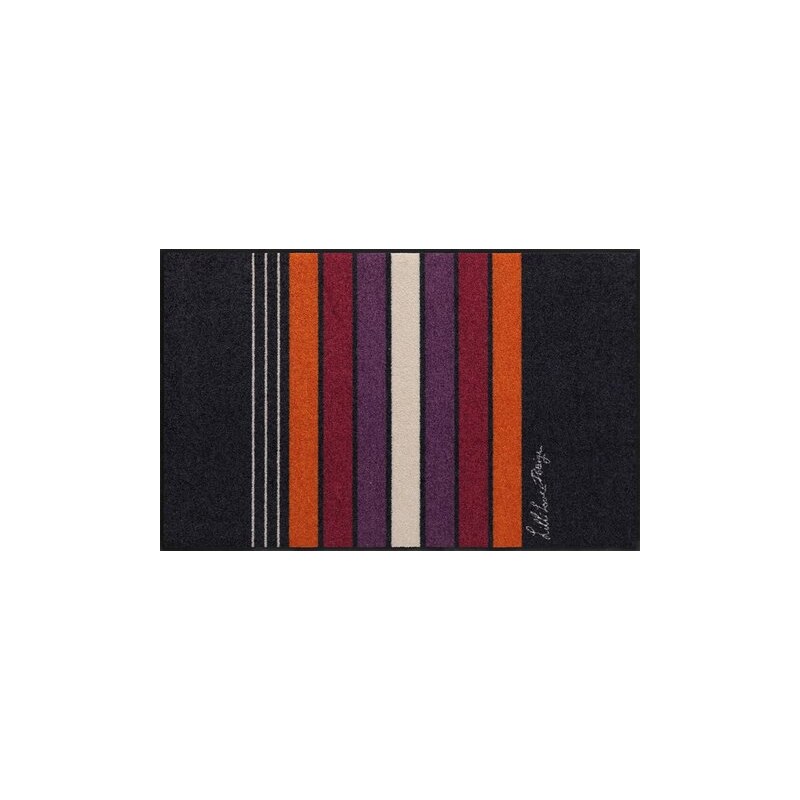 SALONLOEWE Läufer Block Stripes waschbar In- und Outdoor mit rutschhemmender Beschichtung schwarz 11 (B/L: 60x180 cm),2 (B/L: 75x120 cm)