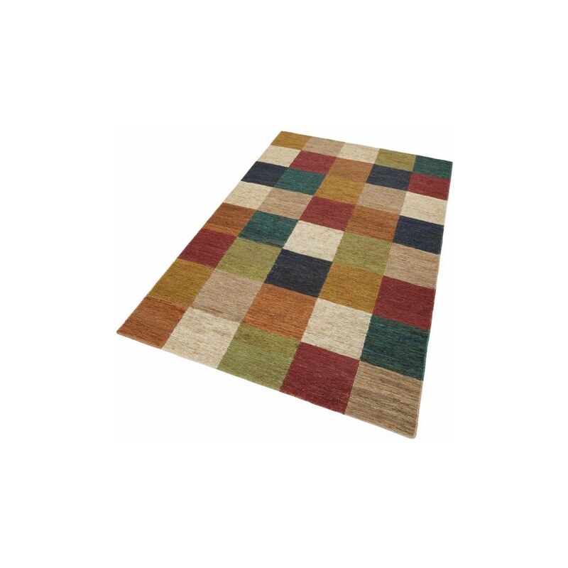 HOME AFFAIRE COLLECTION Jute-Teppich Collection Check handgewebt bunt 2 (B/L: 70x140 cm),3 (B/L: 120x180 cm),4 (B/L: 160x230 cm),5 (B/L: 90x160 cm),6 (B/L: 190x290 cm)
