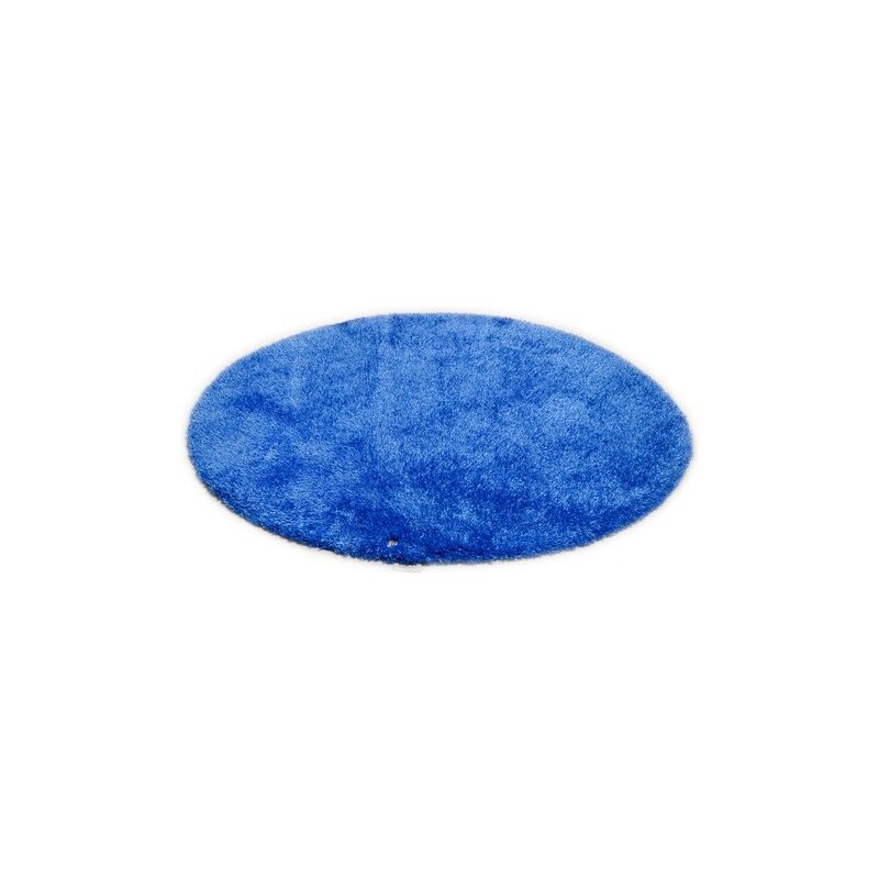 Tom Tailor Hochflor-Teppich rund Soft Höhe 30 mm handgearbeitet blau 9 (Ø 140 cm)