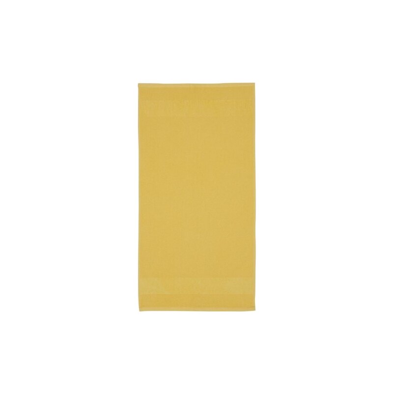 Ecorepublic Home Badetücher Leonard mit feiner Struktur gelb 2x 70x140 cm