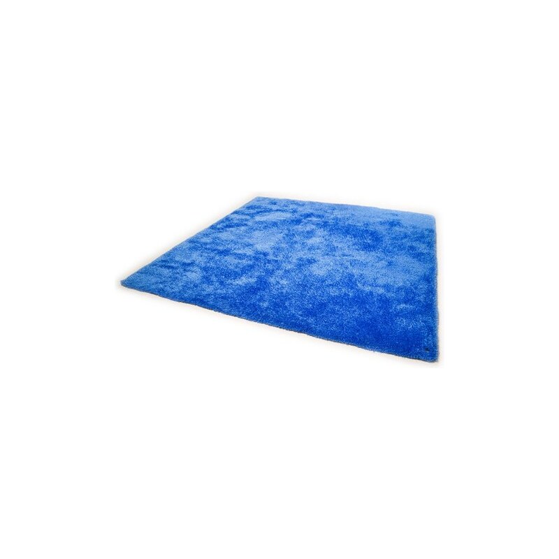 Tom Tailor Hochflor-Teppich Soft Höhe 30 mm handgearbeitet blau 1 (B/L: 50x80 cm),2 (B/L: 65x135 cm),3 (B/L: 140x200 cm),4 (B/L: 160x230 cm),5 (B/L: 190x190 cm),6 (B/L: 190x290 cm)