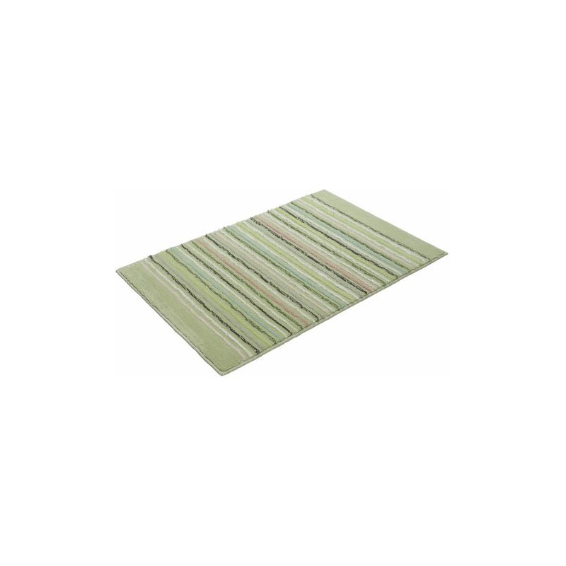 Esprit Badematte Cool Stripes Höhe ca. 10mm rutschhemmender Rücken grün 1 (55x65 cm),3 (60x100 cm),4 (70x120 cm)