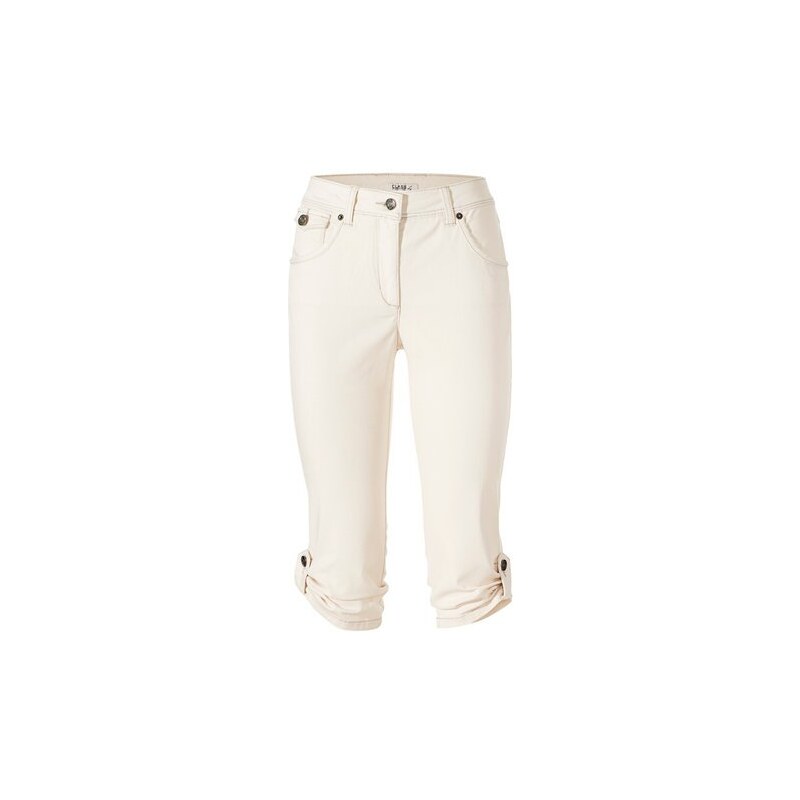 ASHLEY BROOKE by Heine Damen Bodyform-Capri-Jeans weiß 34,36,38,40,42,44,46,48,50,52