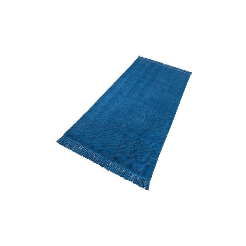 HOME AFFAIRE COLLECTION Teppich Collection handgewebt Aoko blau 2 (B/L: 70x140 cm),3 (B/L: 120x180 cm),4 (B/L: 160x240 cm),5 (B/L: 90x160 cm),6 (B/L: 190x290 cm)