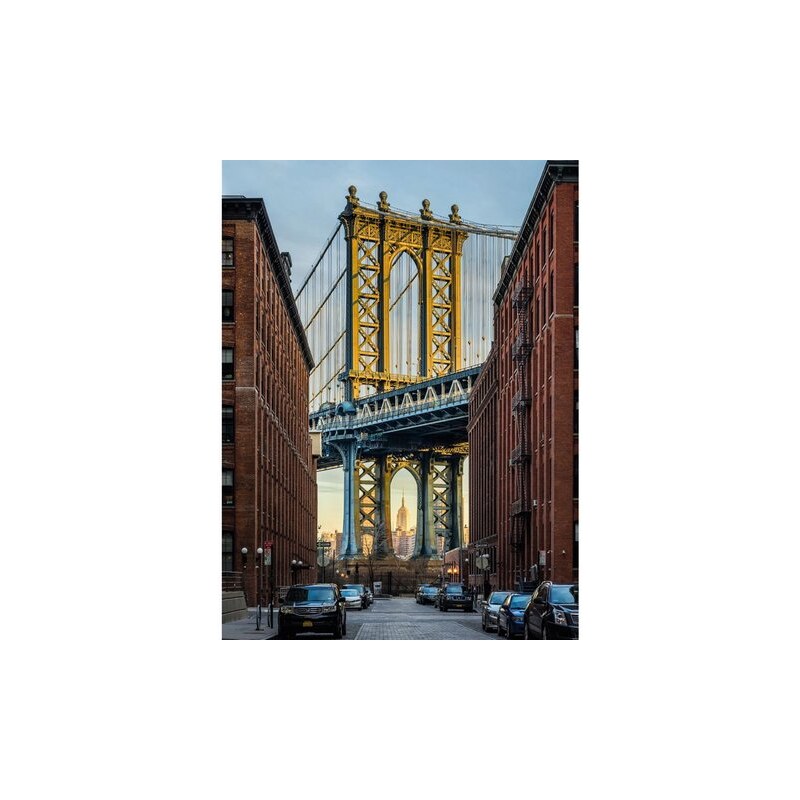 Vlies-Fototapete Brooklyn 184/248 cm KOMAR braun