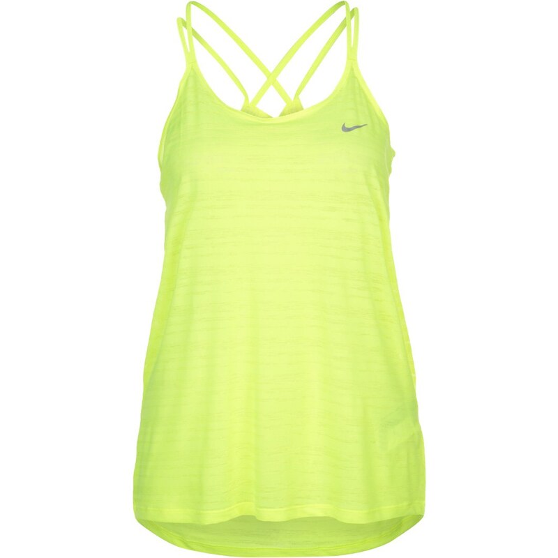 Nike Performance COOL BREEZE Top volt/reflective silver
