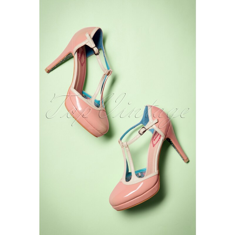 Banned 50s Betty Pumps in Pink