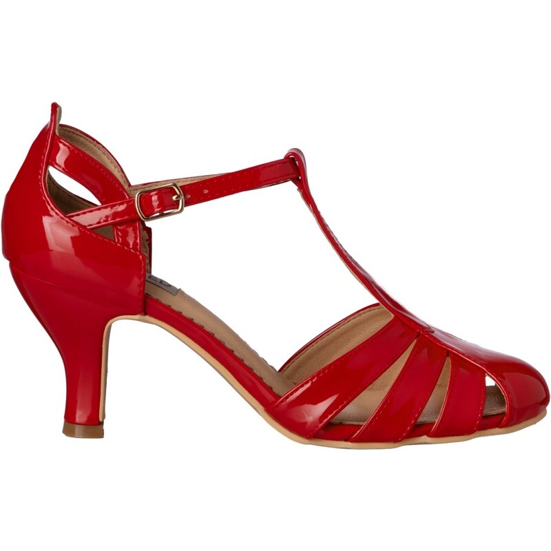 Banned Retro Dance Me To The Stars Pumps in Rot