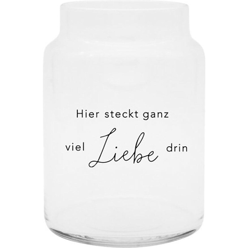 Eulenschnitt Vase "Liebe" - 1 l | onesize