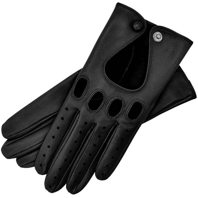 1861 Glove manufactory Aprilia Black Leather Gloves