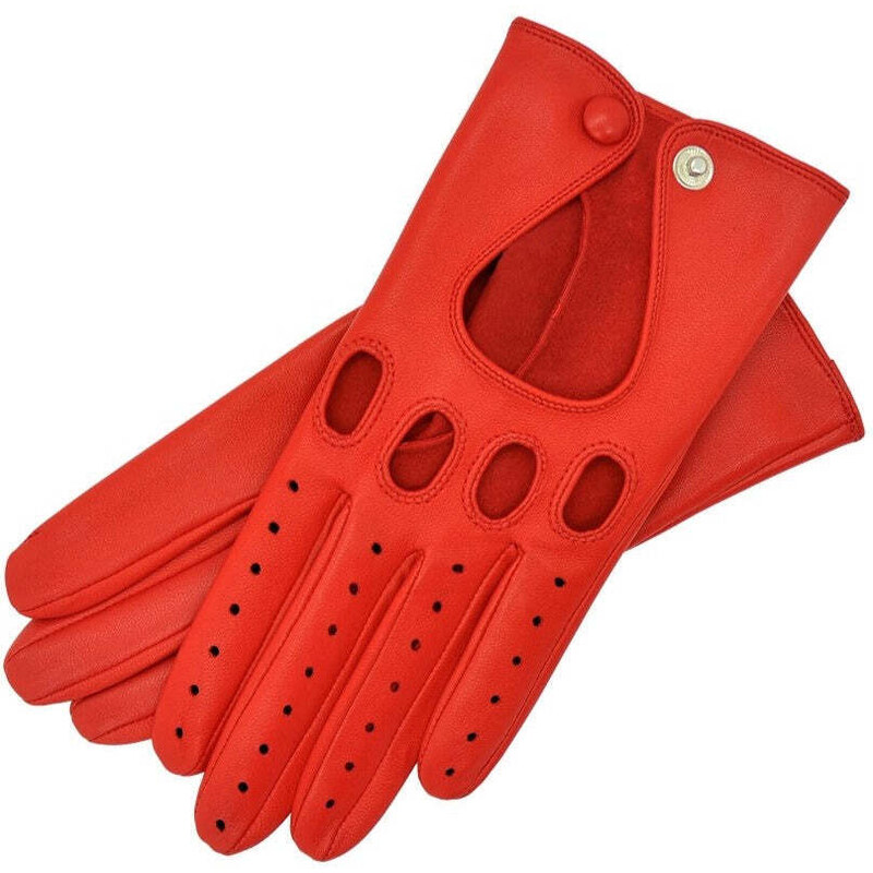 1861 Glove manufactory Aprilia Red Leather Gloves
