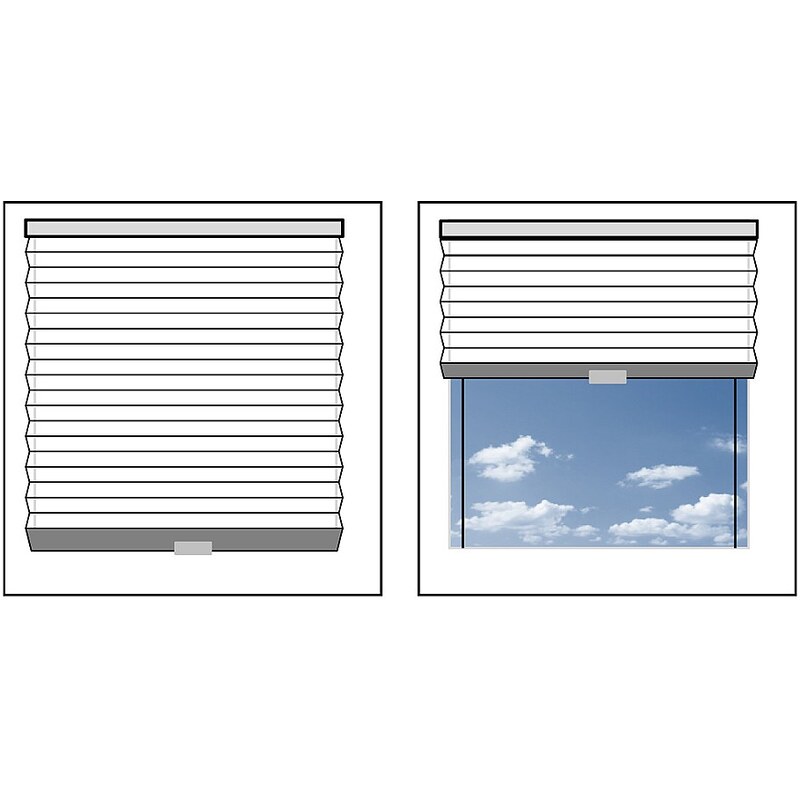 Dachfenster-Plissee, Good Life, »Dena«, nach Wunschmaß, Verdunkelung