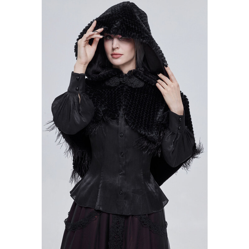 Gothik T-Shirt Frauen - Dark Grained - DEVIL FASHION - CA02501