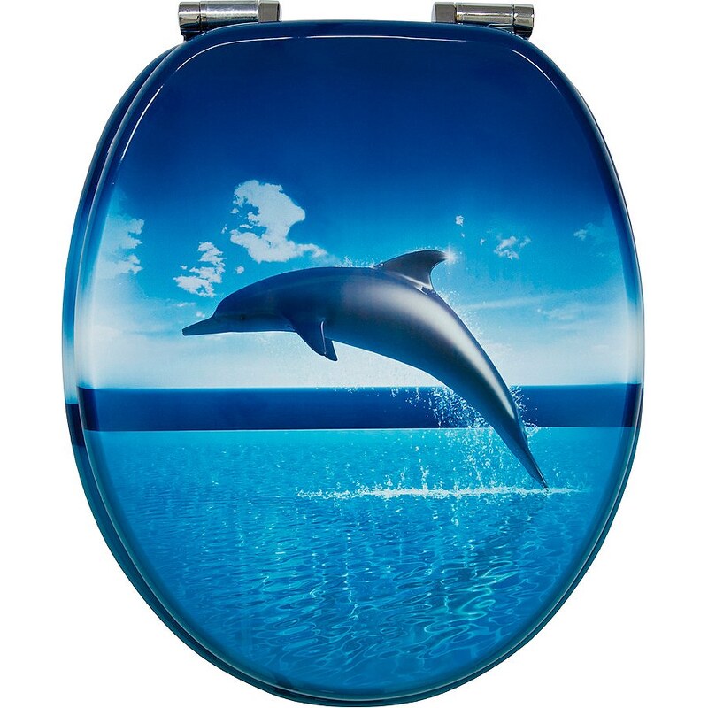 WC-Sitz »Delfin«, Mit Absenkautomatik